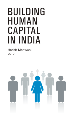 building human capital in india
