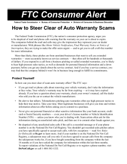 How to Steer Clear of Auto Warranty Scams