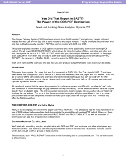 247-2011: You Did That Report in SAS&reg;!? - The