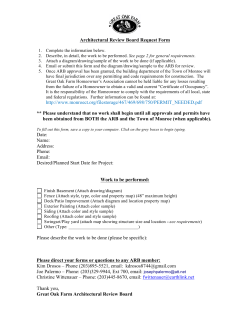 1. Complete the information below. 2. Describe, in detail, the work to