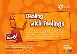 Unit 2 Dealing With Feelings