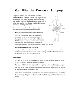 Gall Bladder Removal Surgery - Portuguese
