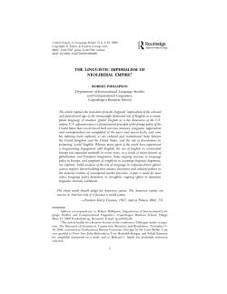 Linguistic Imperialism of Neoliberal Empire.asp