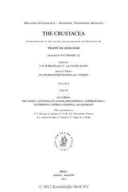 the crustacea - Naturhistorisches Museum Wien