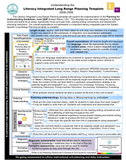 Integrated Planning User Guide