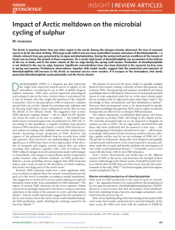 Impact of Arctic meltdown on the microbial cycling - Qu&eacute;bec