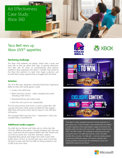 Ad Effectiveness Case Study: Xbox 360