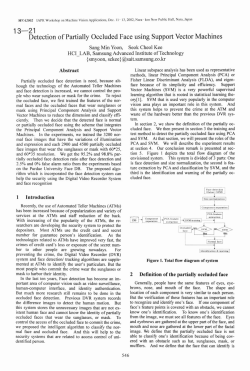 13-21 Detection of Partially Occluded Face using Support Vector