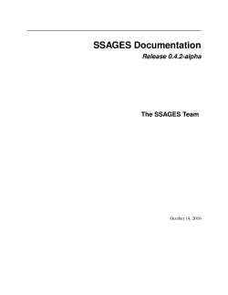 SSAGES Documentation - IME CODES