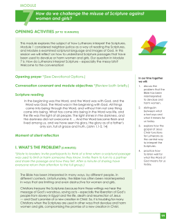 How do we challenge the misuse of Scripture against
