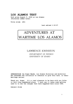 los alamos text - The 509th Composite Group