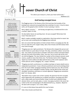 And having scourged Jesus