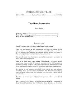 Spring 2005 examination