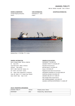 anangel fidelity - Cargo Vessels International