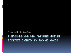 Cryptography and Steganography (Working title)