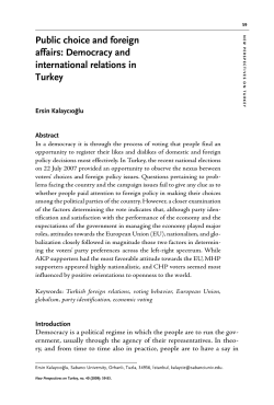 Public choice and foreign affairs