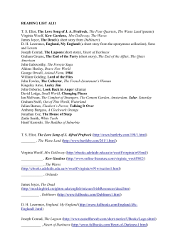 READING LIST