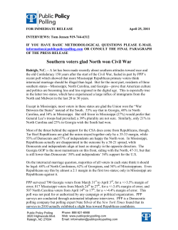 Southern voters glad North won Civil War