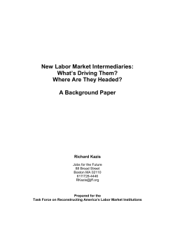 Full Report - Jobs for the Future