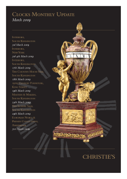 Clocks M onthly Update