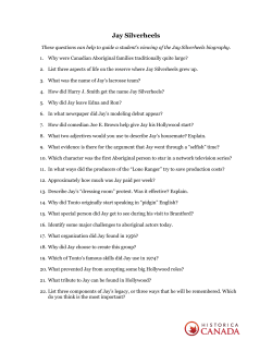 Jay Silverheels - Historica Canada Education Portal