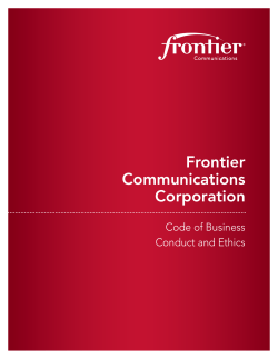 Frontier Code of Business Conduct and Ethics