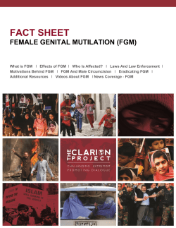 Female Genital Mutilation