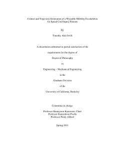 Control and Trajectory Generation of a Wearable Mobility