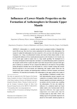 Influences of Lower-Mantle Properties on the