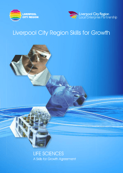 Liverpool City Region Skills for Growth Agreement: Life Sciences