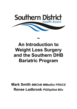 An Introduction to Weight Loss Surgery and the