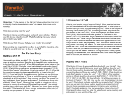 FANATIC - Week 1 - LifeGroup Questions.pub