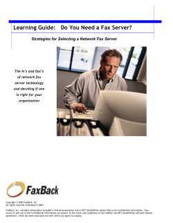 Learning Guide: Do You Need a Fax Server?