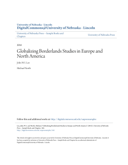 Globalizing Borderlands Studies in Europe and North America