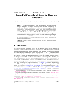 Mean Field Variational Bayes for Elaborate Distributions