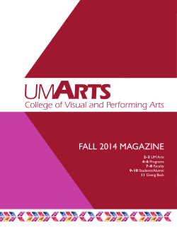 fall 2014 magazine - University of Montana