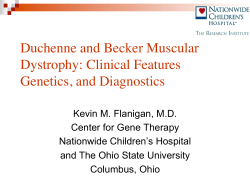 Duchenne and Becker Muscular Dystrophy: Clinical Features