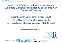 Human Daily Activities Indexing in Videos from Wearable