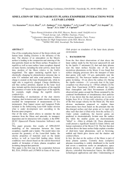 simulation of the lunar dusty plasma exosphere interactions with a