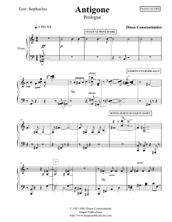 Antigone Prologue Revised 2013