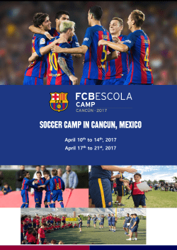 FCBCAMP CANCUN - FC Barcelona Camps Canada