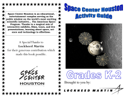 A Special Thanks to Lockheed Martin for their generous contribution