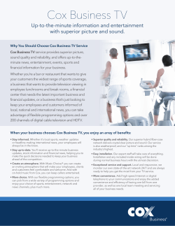 Cox Business TV - Cox Communications
