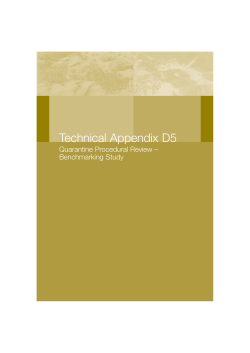 Quarantine Procedural Review