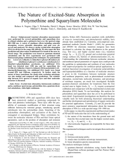 The nature of excited-state absorption in polymethine and