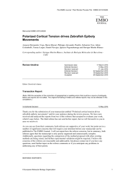 Review Process - The EMBO Journal