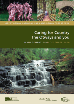Great Otway National Park Management Plan