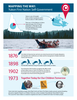 MAPPING THE WAY: Yukon First Nation Self