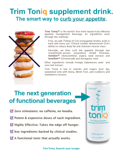 Sales Sheet Trim Toniq both sides