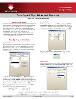 GravoStyle 6 Tips, Tricks and Shortcuts